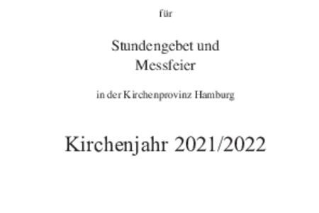 Direktorium für das Kirchenjahr 2021/2022